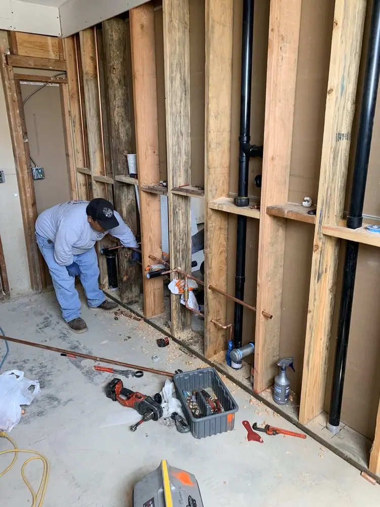 Commercial rough-in plumbing for Gas Line Repair in Wichita